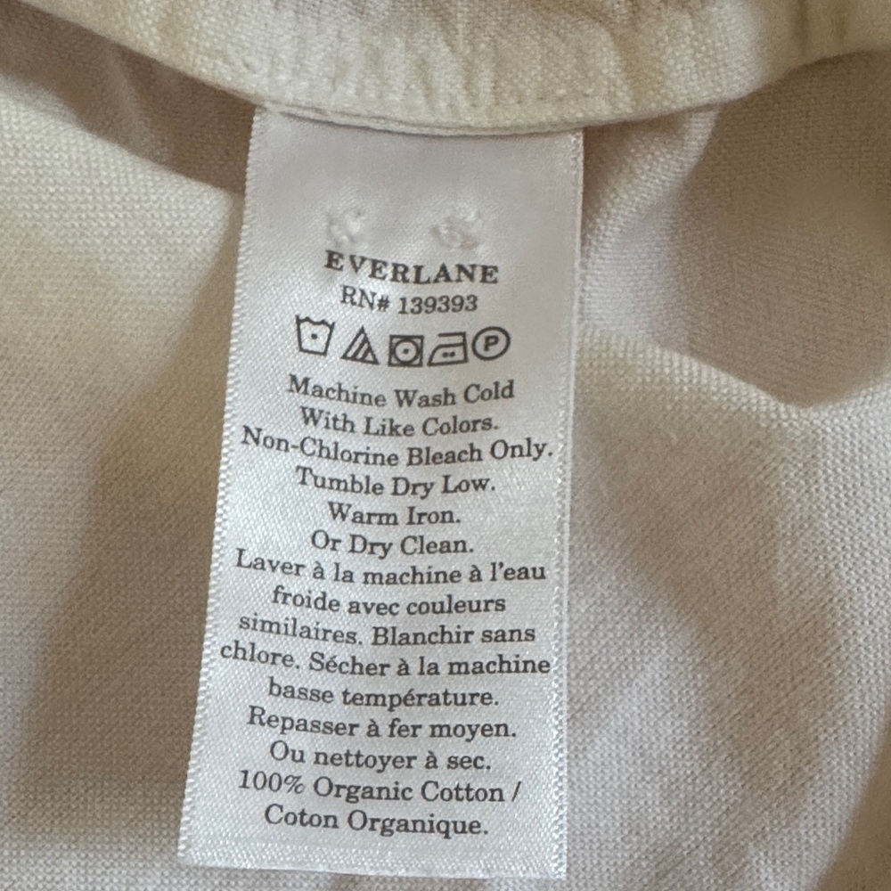 Everlane Organic Cotton Oxford Shirt in White L - Picture 5 of 14